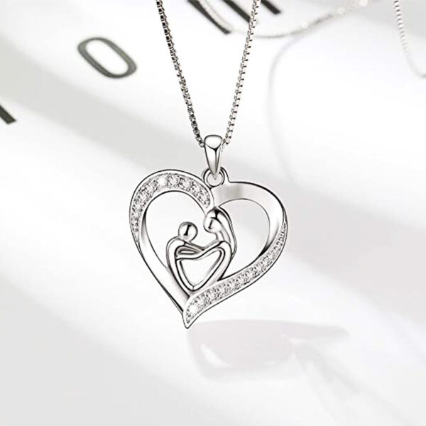 Collier Mère enfant dans un cœur – Image 2