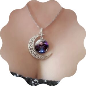 Collier Lune signes astrologiques
