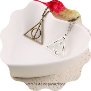 Collier Harry Potter Relique de la Mort