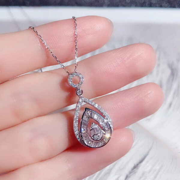 Collier Gouttes Zircons – Image 2