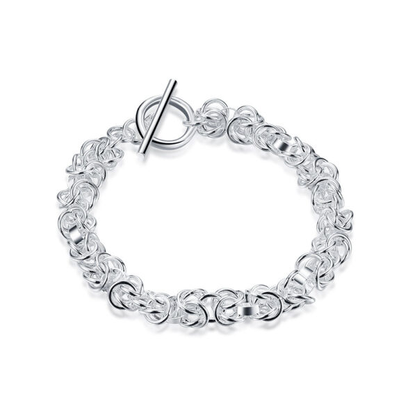 Bracelet chaîne argenté – Image 2