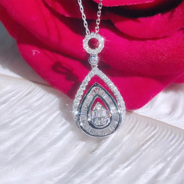 Collier Gouttes Zircons – Image 3