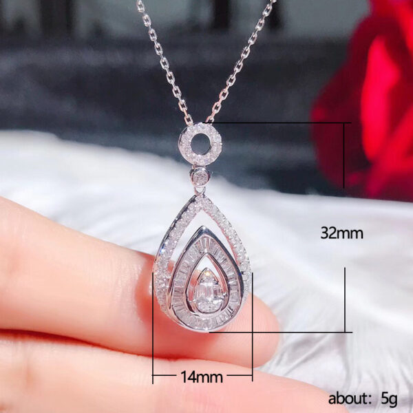 Collier Gouttes Zircons – Image 4