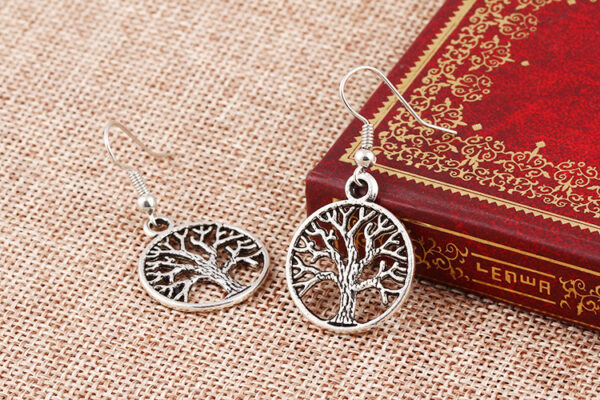 Boucles d'oreilles arbre de vie – Image 4