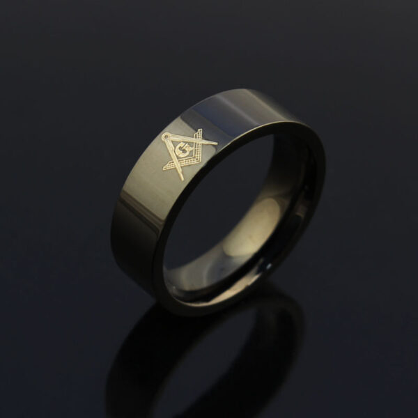 Bague Unisexe en Acier Titane - Emballage