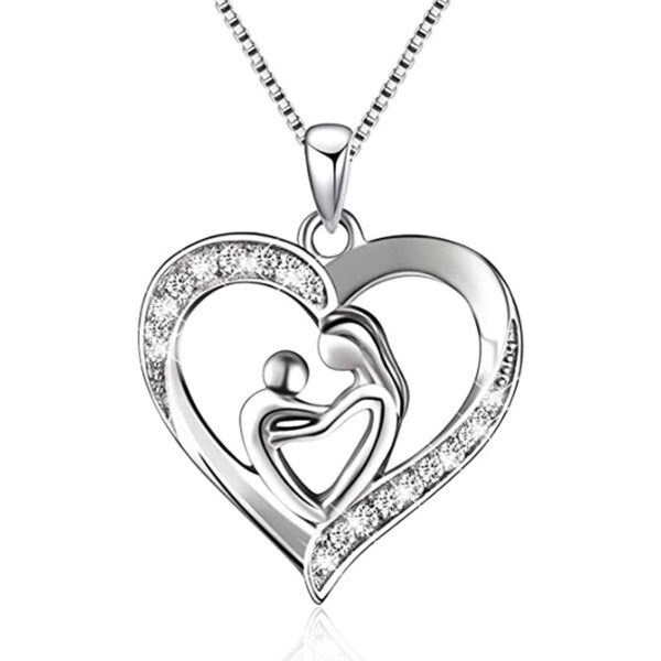Collier Mère enfant dans un cœur – Image 3