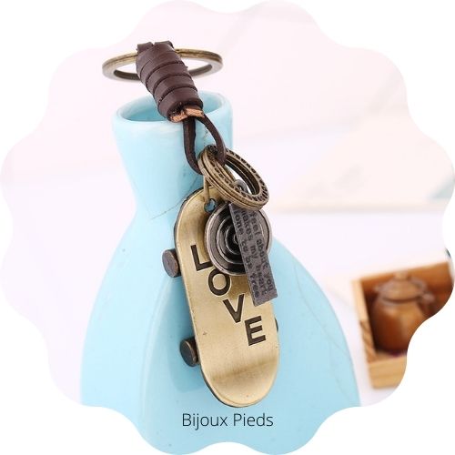 Porte Clefs Skateboard Love – Image 2