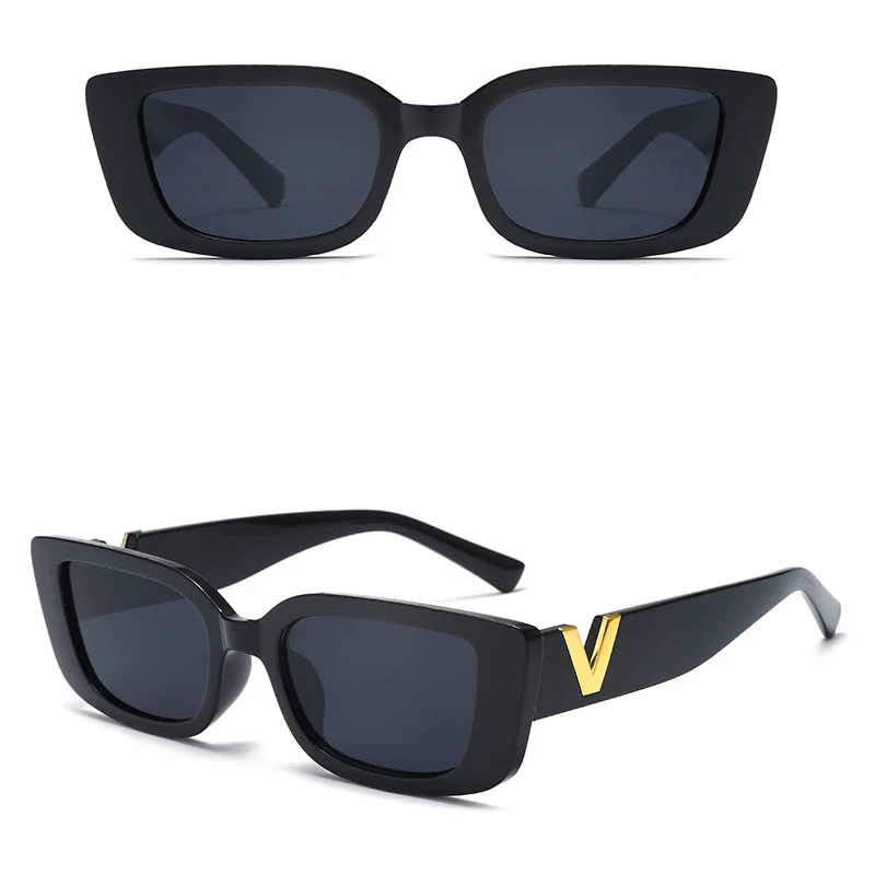 Lunettes de Soleil Femme Oeil de Chat Rectangulaires UV400