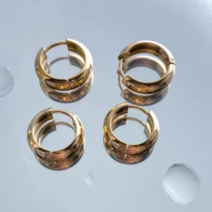 Creolen Roestvrij Staal Goud/Zilver voor Heren en Dames
