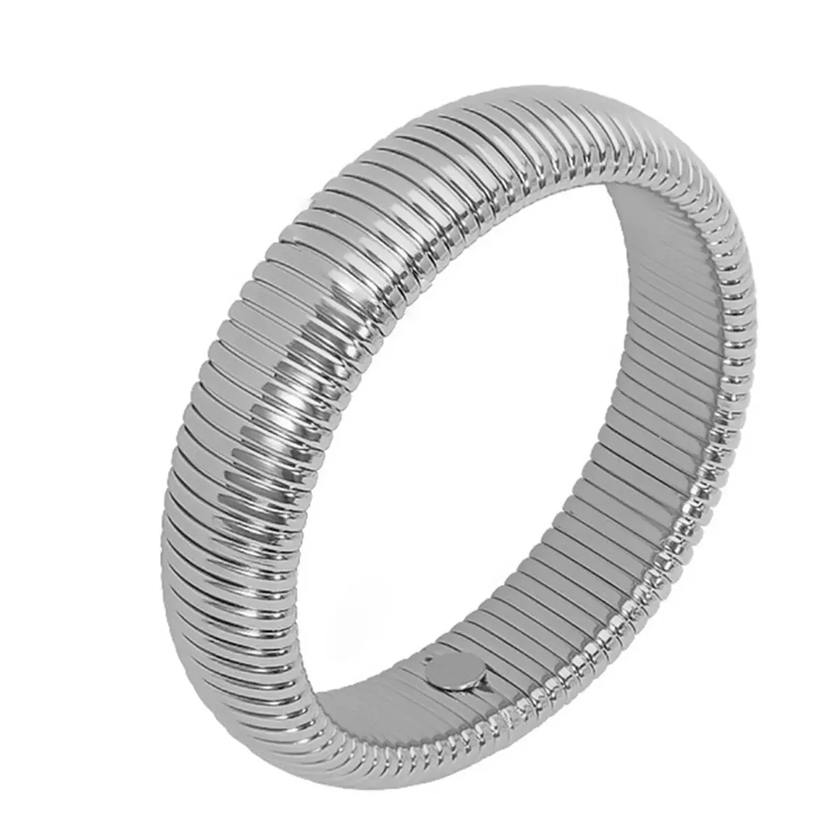 Bracelet Acier Inoxydable Plaqué Or 18K Rétro Unisexe – Image 7