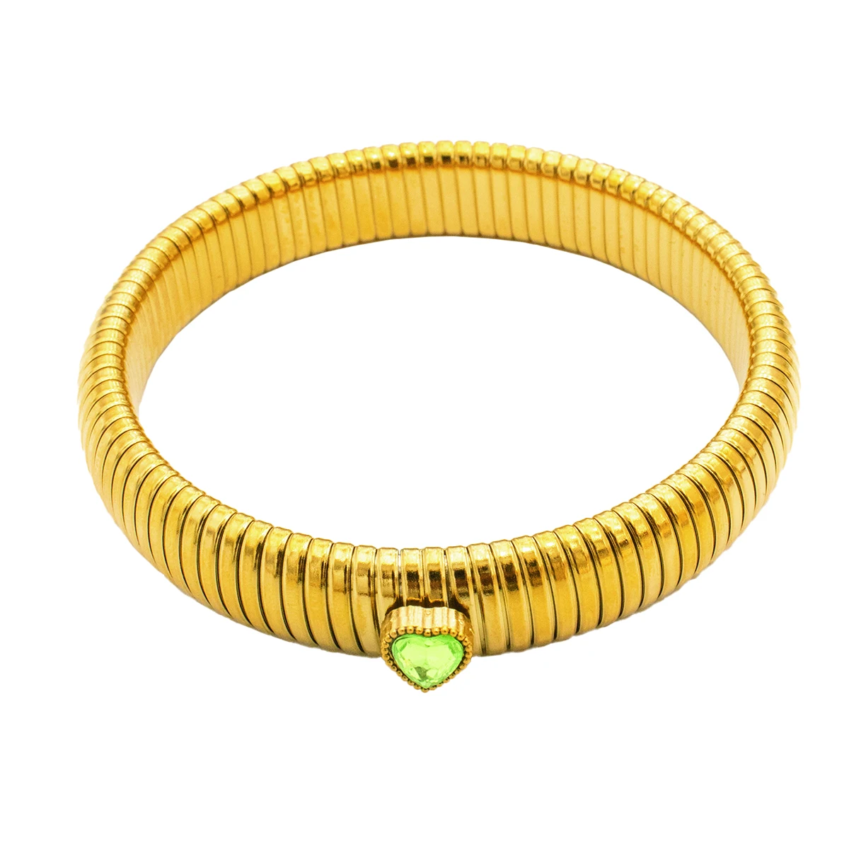 Bracelet Acier Inoxydable Plaqué Or 18K Rétro Unisexe – Image 15