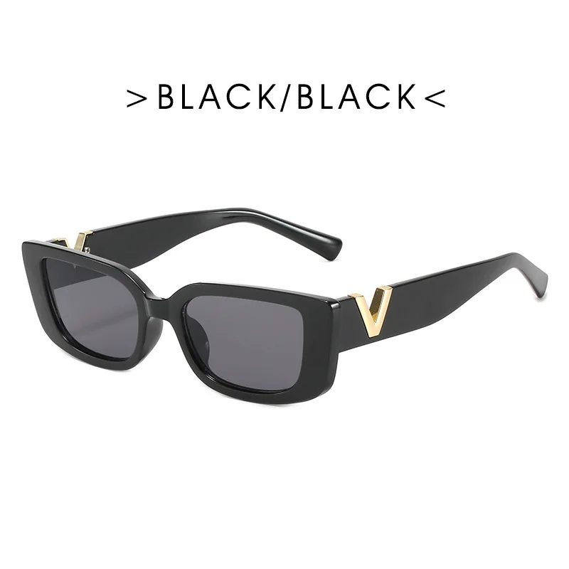 Lunettes de Soleil Femme Oeil de Chat Rectangulaires UV400 – Image 6