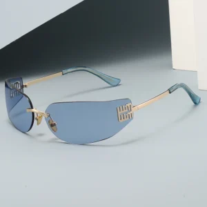 Dames Zonnebril Randloos UV400 | Bescherming Reizen