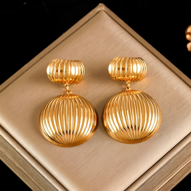 Boucles d'oreilles pendantes serpent en acier inoxydable femme – Image 7
